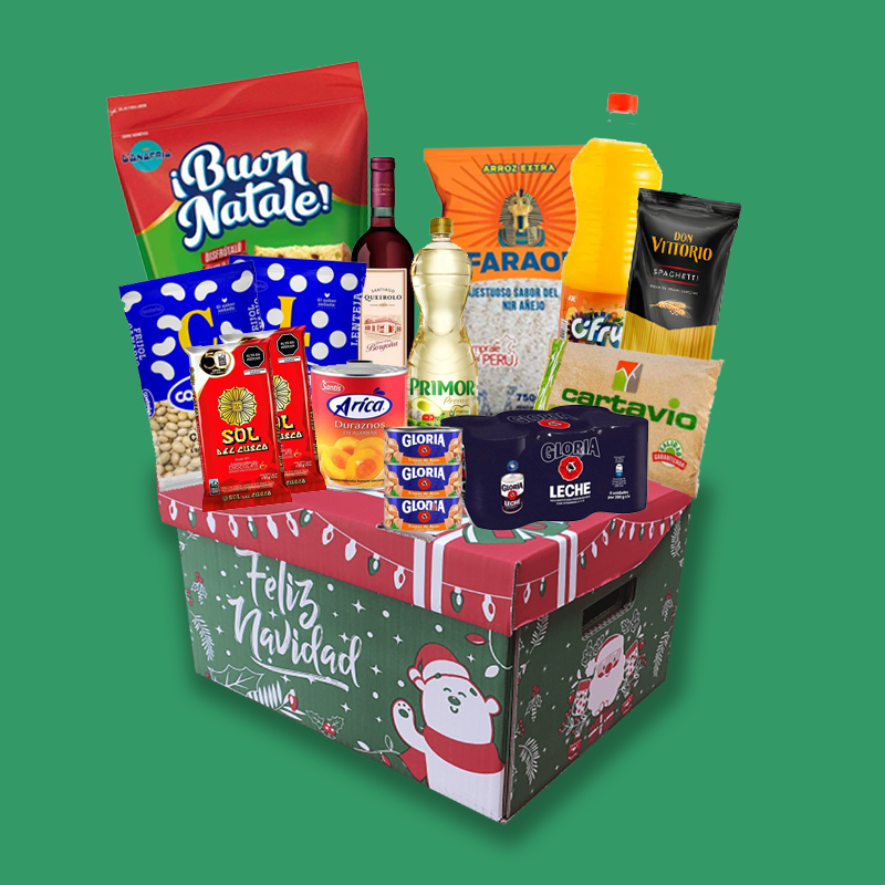 canasta navideña basica