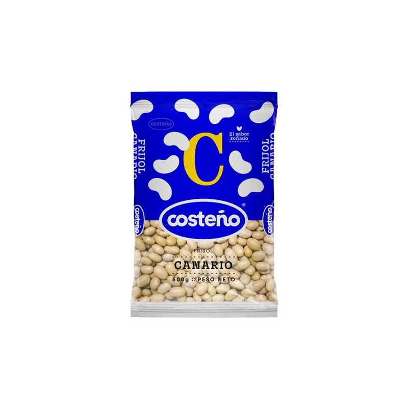canasta navideña frejol canario 500grs costeño